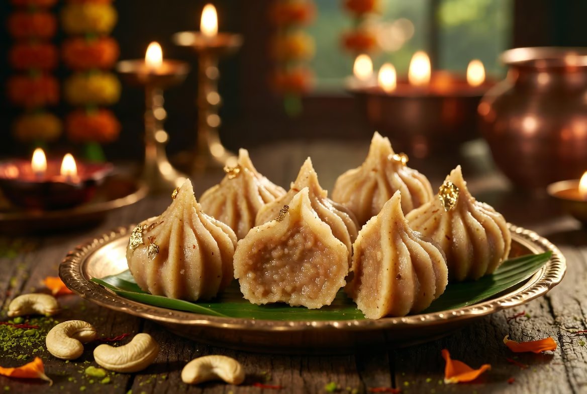 Kaju Modak cashew pale gold